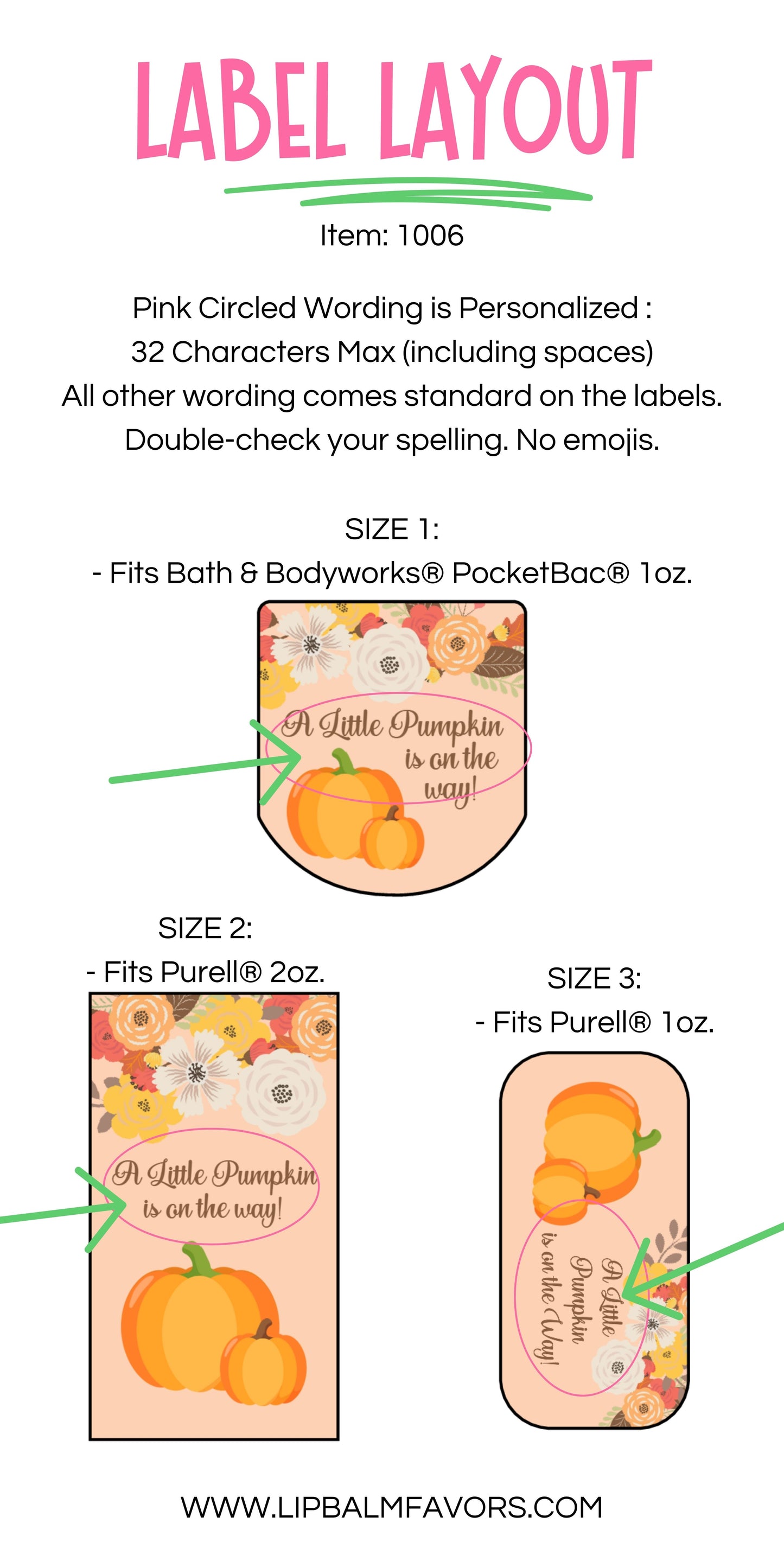 Little Pumpkin Baby Shower Favors Personalized PRINTED Hand Sanitizer LABELS| Fall Baby Shower | Autumn Baby Shower | Rustic Theme [1006]