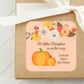 A Little Pumpkin is on its Way PRINTED 2" Square or Round Favor LABELS | Fall Baby Shower Theme | Autumn Baby Shower | Rustic Theme [1006]