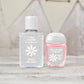 Snowflake Baby Shower Personalized PRINTED Hand Sanitizer LABELS| Winter Theme Baby Shower | A Little Snowflake is on the Way [1008]