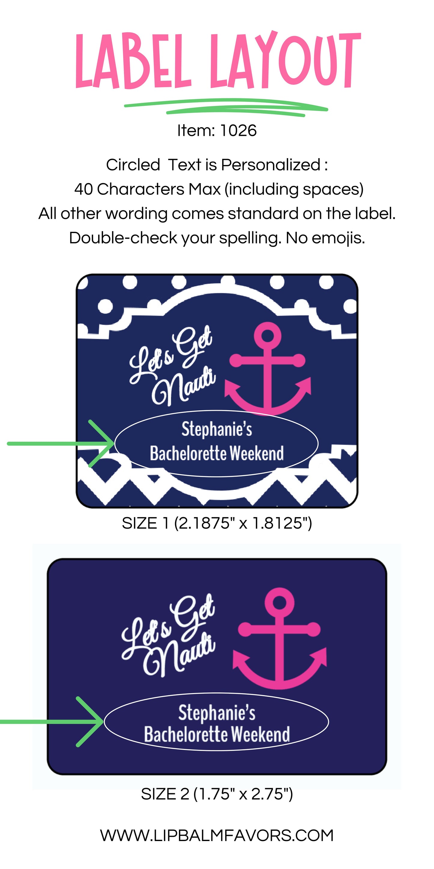 Lets Get Nauti Bachelorette PRINTED Lip Balm LABELS | Nautical Theme Bachelorette | 40th Birthday Favors Label for Women | Nauti 40 [1026]