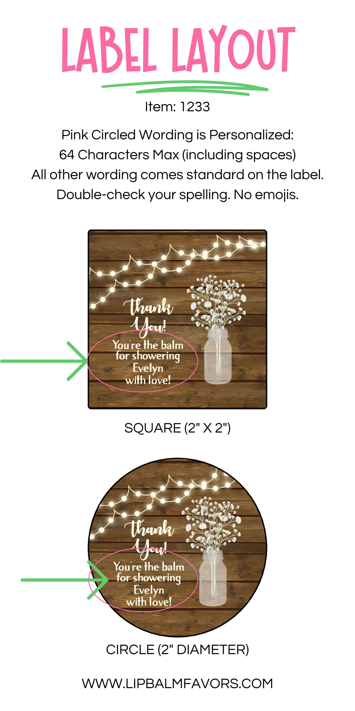 Rustic Bridal Shower PRINTED 2" Square or Round Party Favor LABELS | Barn Bridal Shower | Country Bridal Shower | Fall Party Theme [1233]