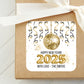 Happy New Year 2025 PRINTED Personalized 2" Square or Round Party Favor LABELS | New Years Eve Stickers for Favors [1342]