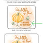 Our Little Pumpkin is One Personalized PRINTED Lip Balm LABELS | Fall 1st Birthday Party Favors Sticker | Pumpkin First Birthday [1388]