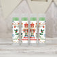 Merry Christmas Nutcracker PRINTED Lip Balm Favors LABEL | Stocking Stuffers Idea | Holiday Christmas Party Favor Chapstick Sticker [1444]