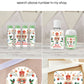 Merry Christmas Nutcracker PRINTED Lip Balm Favors LABEL | Stocking Stuffers Idea | Holiday Christmas Party Favor Chapstick Sticker [1444]