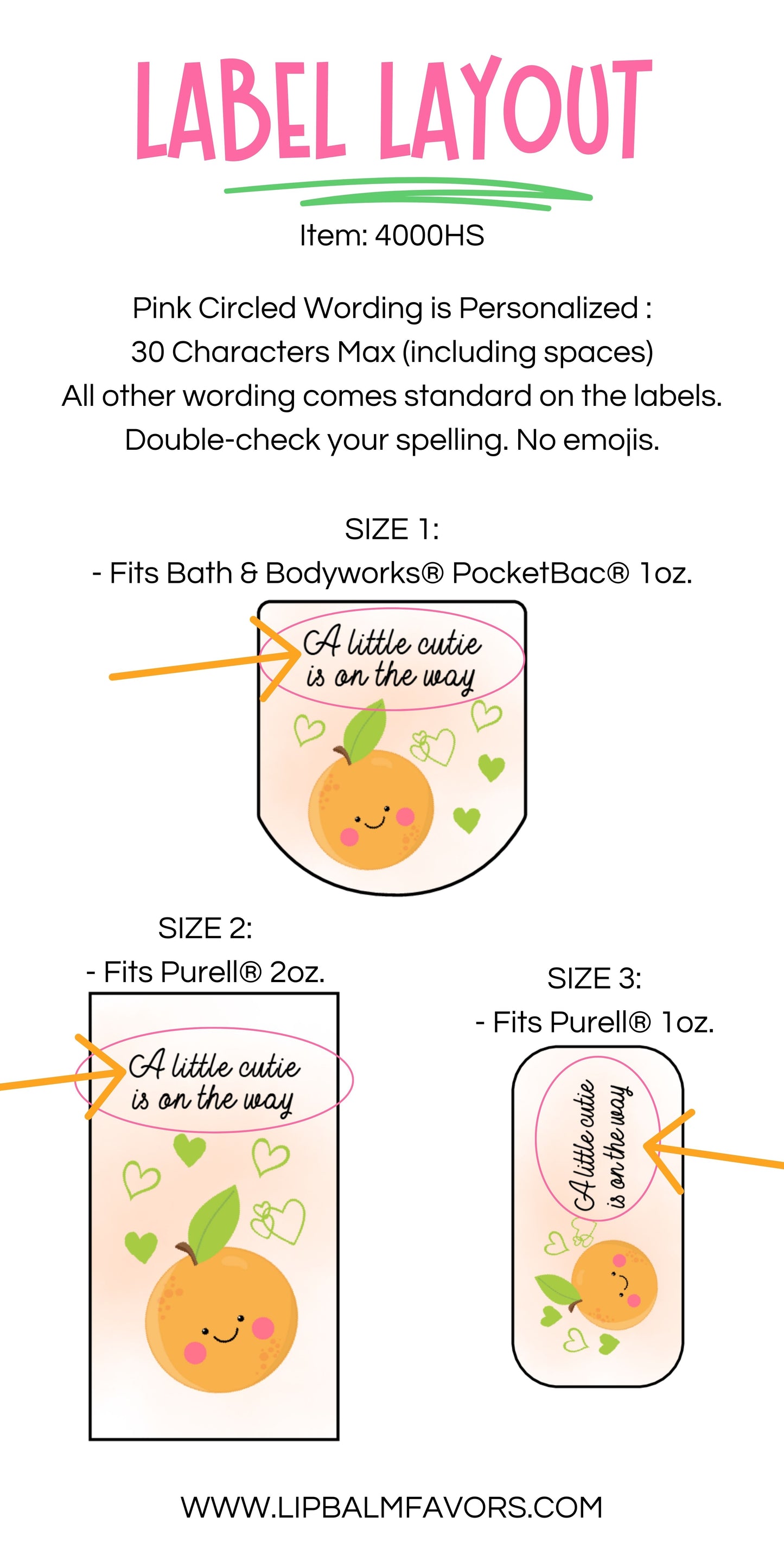 Printed Hand Sanitizer LABELS | A Little Cutie is on the Way Favors Sticker | Summer Baby Shower Ideas | Gender Neutral Baby Shower [4000]