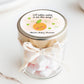 Printed 2" Square or Round Baby Shower LABELS for favors | Little Cutie Label | Little Cutie Stickers | Tangerine Baby Shower [4000]