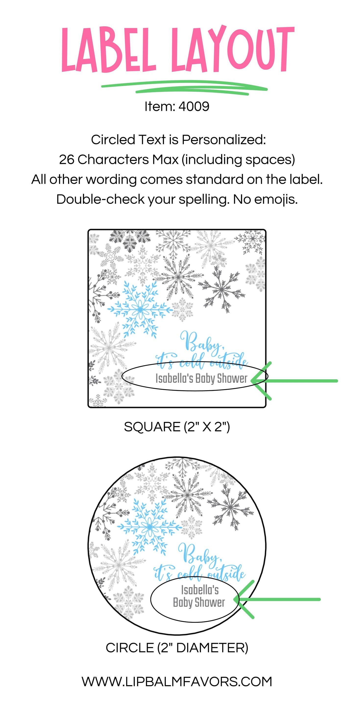 Baby Its Cold Outside Sticker PRINTED 2" Square or Round Favor LABELS | Christmas Baby Shower | Winter Baby Shower Theme [4009]