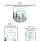 Baby Its Cold Outside Baby Shower Favors PRINTED Hand Sanitizer LABELS | Winter Wonderland Baby Shower | Winter Forest Theme [4011]