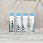 Baby Its Cold Outside Favors Personalized PRINTED Lip Balm LABELS | Winter Wonderland Baby Shower Favors Sticker | Winter Forest [4011]