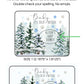 Baby Its Cold Outside Favors Personalized PRINTED Lip Balm LABELS | Winter Wonderland Baby Shower Favors Sticker | Winter Forest [4011]