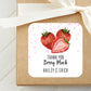 Strawberry Baby Shower Theme PRINTED 2" Square or Round Favor LABELS | Strawberry Party Supplies | Summer Baby Shower Girl [4025]