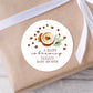 A Baby is Brewing Coffee Theme PRINTED 2" Square or Round Party Favor LABELS | Baby is Brewing Label | Baby Shower Favor Labels [4036]