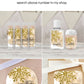 Gold Snowflake Baby Shower PRINTED 2" Square or Round Favor LABELS | Winter Baby Shower | Winter Wonderland Baby Shower Stickers [4069]