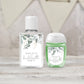 Eucalyptus Leaves Bachelorette: Personalized PRINTED Hand Sanitizer LABELS with Botanical Greenery, Minimalist Garden Theme [4114]