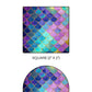 Mermaid Scales PRINTED 2" Square or Round Party Favor LABELS | Under the Sea Birthday Party Stickers for Favors | Girls Baby Shower [4147]