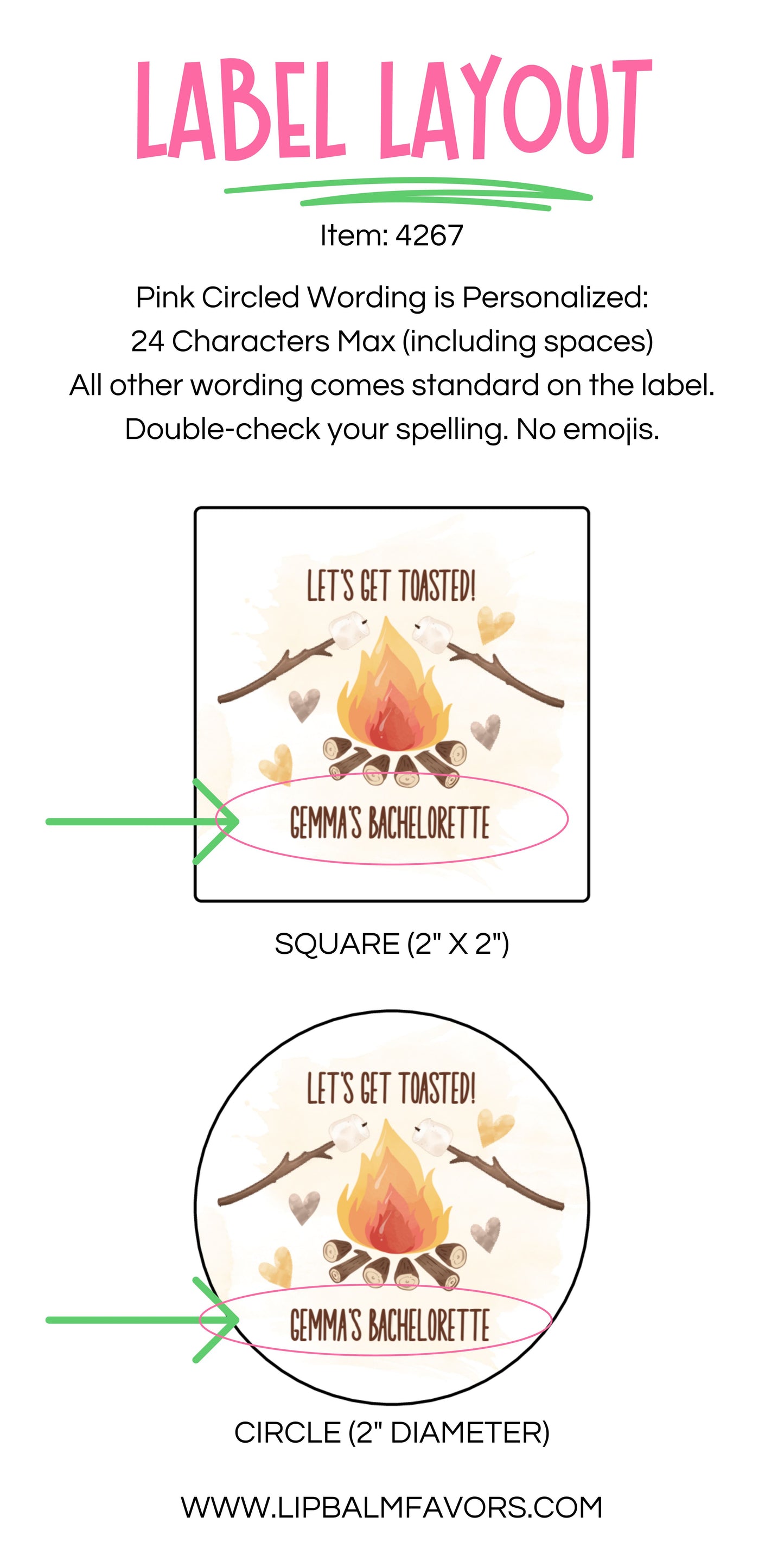 Let's Get Toasted PRINTED 2" Square or Round Party Favor LABELS | Camp Bachelorette Stickers | Summer Birthday Party | Smores Party [4267]