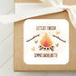 Let's Get Toasted PRINTED 2" Square or Round Party Favor LABELS | Camp Bachelorette Stickers | Summer Birthday Party | Smores Party [4267]