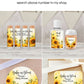 Sunflower Theme Party Personalized PRINTED Hand Sanitizer LABELS | Rustic Fall Floral Baby Shower Favors Sticker | Fall Bridal Shower [4342]