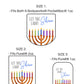 Let the Light Shine Menorah Hanukkah PRINTED Hand Sanitizer LABELS - Chanukah Design. [5035]