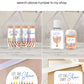 Let the Light Shine Menorah Hanukkah PRINTED Hand Sanitizer LABELS - Chanukah Design. [5035]