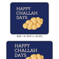 Happy Challah Days PRINTED Hanukkah Lip Balm Favors LABELS - Perfect Gifts for Children, Boys, Girls, Teens, and Family! [5036]