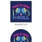 This is How I Roll Hanukkah PRINTED 2" Square or Round Party Favor LABELS | Dreidel Party Supplies | Chanukah Stickers for Gifts [5038]