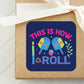 This is How I Roll Hanukkah PRINTED 2" Square or Round Party Favor LABELS | Dreidel Party Supplies | Chanukah Stickers for Gifts [5038]