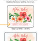 Printed Lip Balm LABELS | Aloha Baby Shower Favors | Tropical Baby Shower Favors | Hawaiian Luau Baby Shower | Hibiscus Floral Theme [1047]